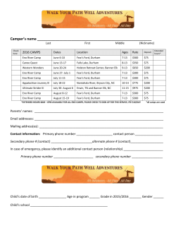 Office use only - Walk Your Path Well