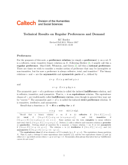 Technical Results on Regular Preferences and Demand
