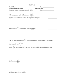 For your solutions to problems (15) and (16) below, include: