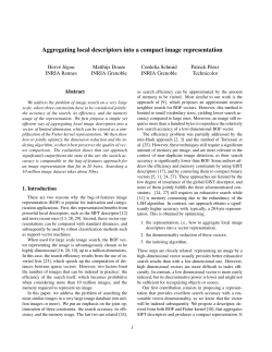 Aggregating local descriptors into a compact image representation
