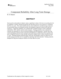 Componet Relability after long term storage