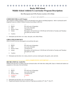 fall season - Rocky Hill School