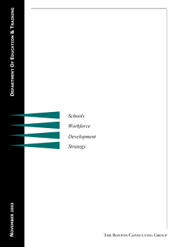 Schools Workforce Development Strategy