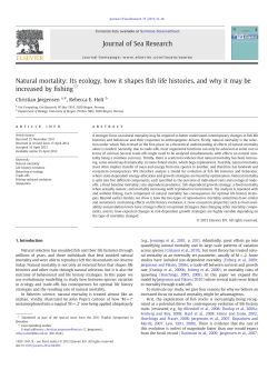 Natural mortality: Its ecology, how it shapes fish life histories, and