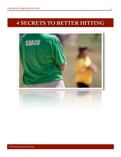 4 secrets to better hitting