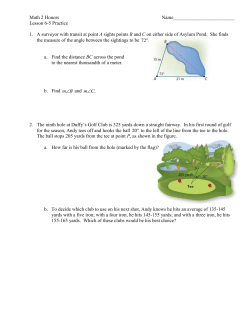 Lesson 6-5 Practice - Mayfield City Schools