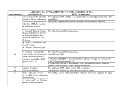 ADDENDUM D1 .-- OPPS PAYMENT STATUS