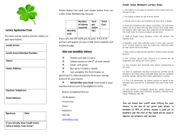 the lottery application form