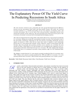 The Explanatory Power Of The Yield Curve In
