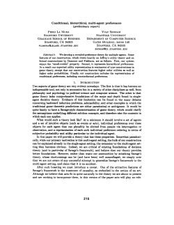 Conditional, hierarchical, multi-agent preferences