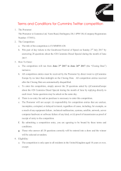 Terms and Conditions for Goodwood Festival of Speed Competition