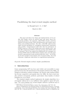 Parallelizing the dual revised simplex method