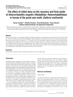 The effect of initial dose on the recovery and final yields of