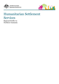 Northern Tasmania - Department of Social Services