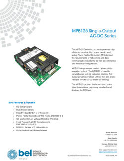 MPB125 Single Output