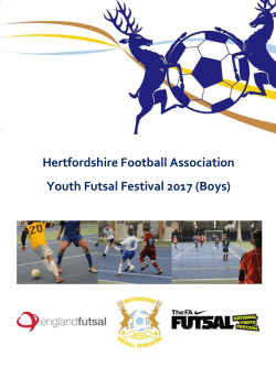 Hertfordshire Football Association Youth Futsal