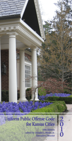 Uniform Public Offense Code