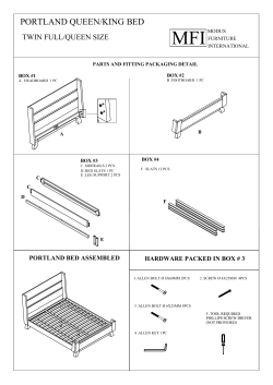 PORTLAND QUEEN/KING BED