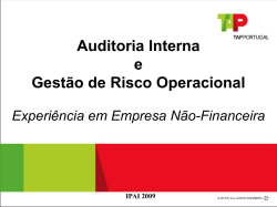 Gest&atilde;o de Risco