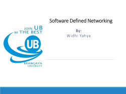 Software Defined Networking By