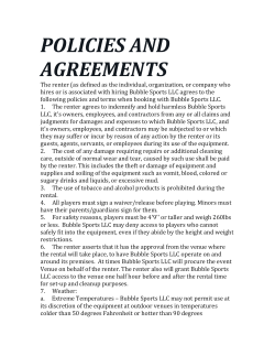 policies and agreements