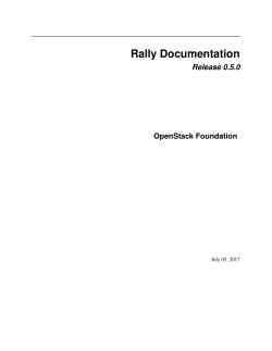 Rally Documentation