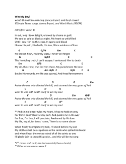 Win My Soul - Ross King Music