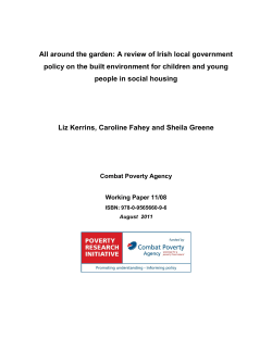 All around the garden - Combat Poverty Agency