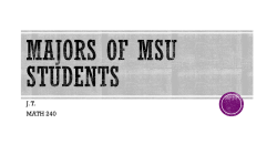 Majors of msu students - Minot State University