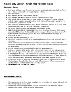 Crush Flag Football Rules