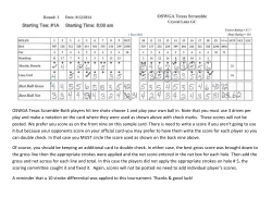 OSWGA Texas Scramble-Both players hit tee shots
