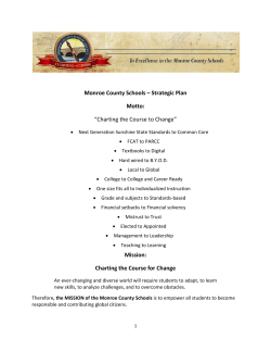 Strategic Plan - Monroe County School District