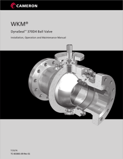 DynaSeal&trade; 370D4 Ball Valve