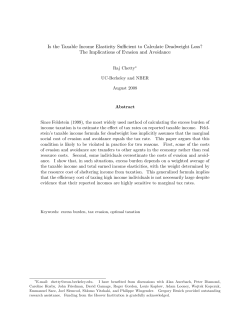 Is the Taxable Income Elasticity Sufficient to Calculate