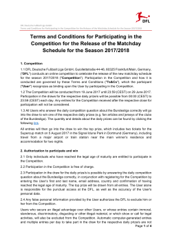 Terms and Conditions