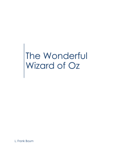 The Wonderful Wizard of Oz