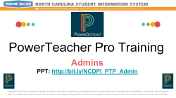 PowerTeacher Pro Training