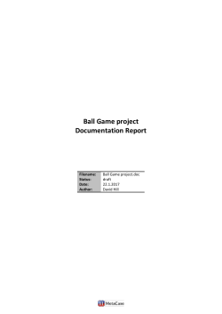 Ball Game project