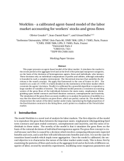 a calibrated agent-based model of the labor market - WorkSim