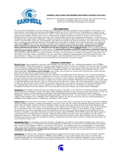 oc elite all-star cheer team member and parent contract 2009-2010