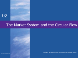 The Market System and the Circular Flow