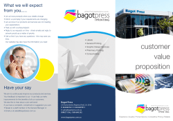 customer value proposition