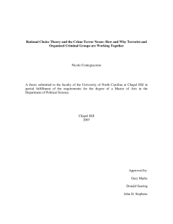 Rational Choice Theory and the Crime
