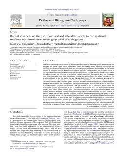 Recent advances on the use of natural and safe alternatives to