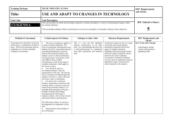 cusgen01a - Board of Studies