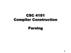 Parsing