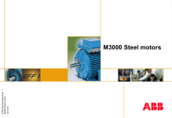 M3000 Steel motors G..