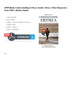 Book Understanding Eritrea: Inside Africa s
