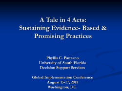 ACT 1 - Global Implementation Initiative