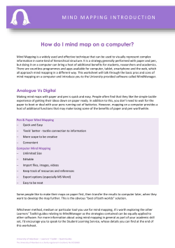 How do I mind map on a computer?